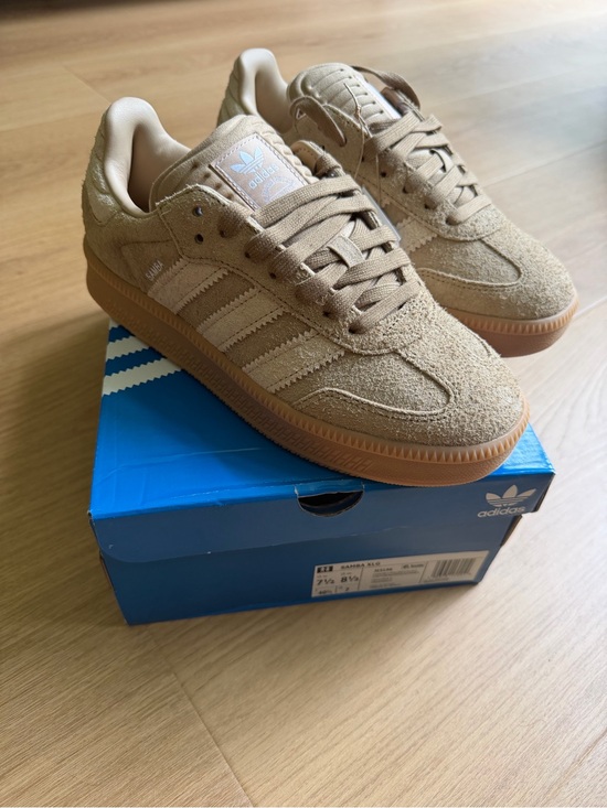 adidas Shoes - adidas Samba Suede Sneakers — Beige/Tan